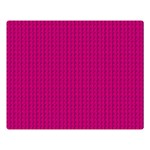 Purple Lego Texture Macro, Purple Dots Background Premium Plush Fleece Blanket (Large)