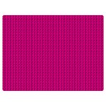 Purple Lego Texture Macro, Purple Dots Background Premium Plush Fleece Blanket (Extra Small)