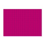 Purple Lego Texture Macro, Purple Dots Background Crystal Sticker (A4)