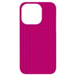 Purple Lego Texture Macro, Purple Dots Background iPhone 14 Pro Black UV Print Case