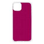 Purple Lego Texture Macro, Purple Dots Background iPhone 14 Plus TPU UV Print Case