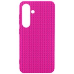 Purple Lego Texture Macro, Purple Dots Background Samsung Galaxy S24 6.2 Inch Black TPU UV Case