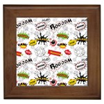 Pattern Seamless Texture Cartoon Framed Tile