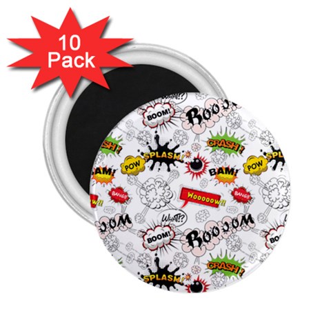 Pattern Seamless Texture Cartoon 2.25  Magnets (10 pack)  from ArtsNow.com Front