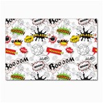 Pattern Seamless Texture Cartoon Postcard 4 x 6  (Pkg of 10)