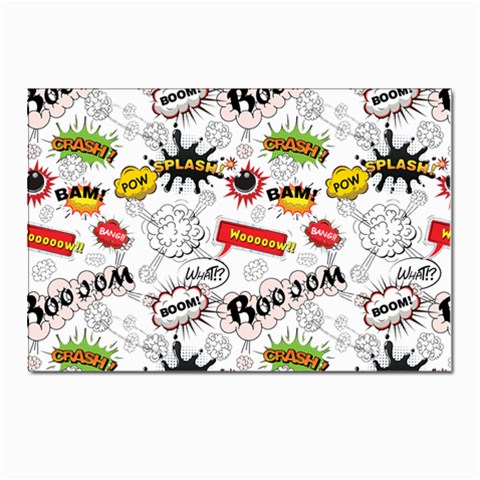 Pattern Seamless Texture Cartoon Postcards 5  x 7  (Pkg of 10) from ArtsNow.com Front