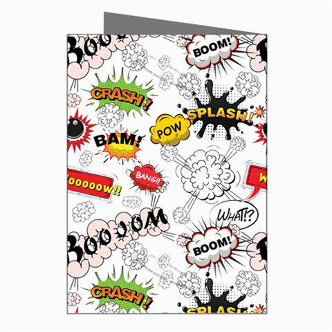 Pattern Seamless Texture Cartoon Greeting Cards (Pkg of 8) from ArtsNow.com Right