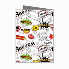 Pattern Seamless Texture Cartoon Mini Greeting Card from ArtsNow.com Right