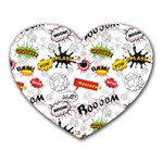 Pattern Seamless Texture Cartoon Heart Mousepad