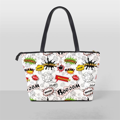 Pattern Seamless Texture Cartoon Classic Shoulder Handbag from ArtsNow.com Back