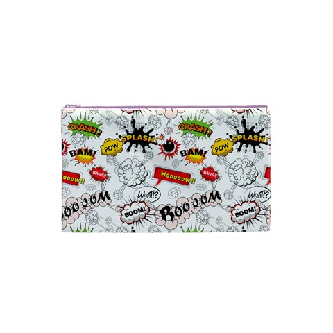 Pattern Seamless Texture Cartoon Cosmetic Bag (Small) from ArtsNow.com Front