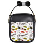 Pattern Seamless Texture Cartoon Girls Sling Bag