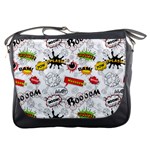 Pattern Seamless Texture Cartoon Messenger Bag