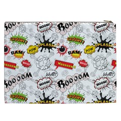 Pattern Seamless Texture Cartoon Cosmetic Bag (XXL) from ArtsNow.com Back