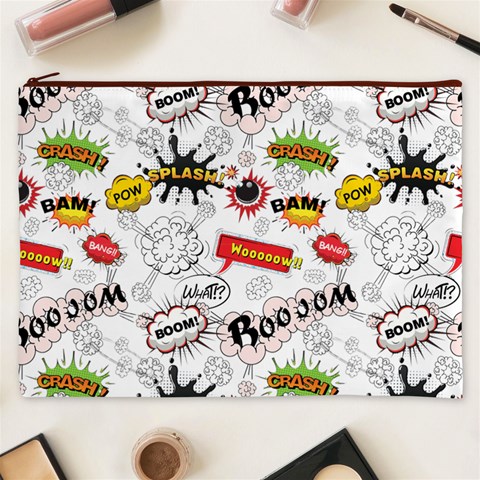 Pattern Seamless Texture Cartoon Cosmetic Bag (XXXL) from ArtsNow.com Front