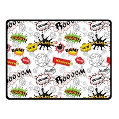 Pattern Seamless Texture Cartoon Two Sides Fleece Blanket (Small) from ArtsNow.com 45 x34  Blanket Front