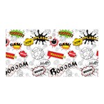 Pattern Seamless Texture Cartoon Satin Wrap 35  x 70 