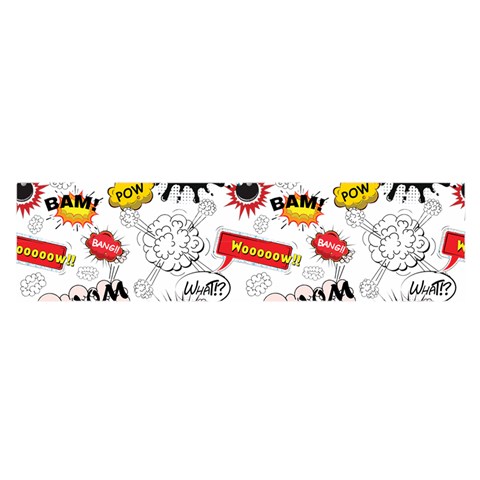 Pattern Seamless Texture Cartoon Oblong Satin Scarf (16  x 60 ) from ArtsNow.com Front