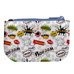 Pattern Seamless Texture Cartoon Large Coin Purse from ArtsNow.com Back