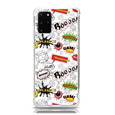 Pattern Seamless Texture Cartoon Samsung Galaxy S20 Plus 6.7 Inch TPU UV Case from ArtsNow.com Front