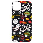 Pattern Seamless Texture Cartoon iPhone 14 Plus Black UV Print Case