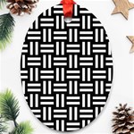 Frets Mosaic Pattern Geometric Ornament (Oval)