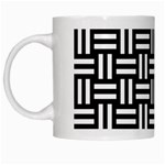 Frets Mosaic Pattern Geometric White Mug