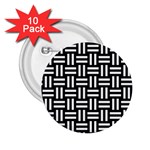 Frets Mosaic Pattern Geometric 2.25  Buttons (10 pack) 