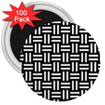 Frets Mosaic Pattern Geometric 3  Magnets (100 pack)