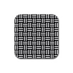 Frets Mosaic Pattern Geometric Rubber Coaster (Square)