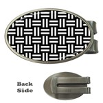 Frets Mosaic Pattern Geometric Money Clips (Oval) 