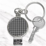 Frets Mosaic Pattern Geometric Nail Clippers Key Chain