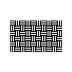 Frets Mosaic Pattern Geometric Sticker (Rectangular)