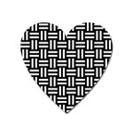 Frets Mosaic Pattern Geometric Heart Magnet