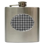 Frets Mosaic Pattern Geometric Hip Flask (6 oz)