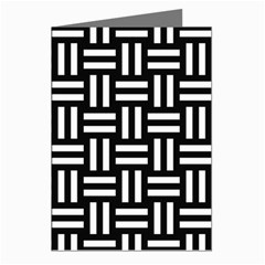 Frets Mosaic Pattern Geometric Greeting Cards (Pkg of 8) from ArtsNow.com Left