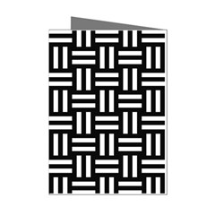 Frets Mosaic Pattern Geometric Mini Greeting Cards (Pkg of 8) from ArtsNow.com Left