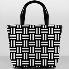 Frets Mosaic Pattern Geometric Bucket Bag from ArtsNow.com Back