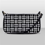 Frets Mosaic Pattern Geometric Shoulder Clutch Bag