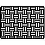 Frets Mosaic Pattern Geometric Fleece Blanket (Large)