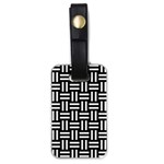 Frets Mosaic Pattern Geometric Luggage Tag (one side)