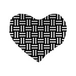 Frets Mosaic Pattern Geometric Standard 16  Premium Heart Shape Cushions