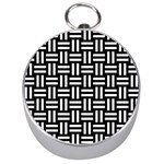 Frets Mosaic Pattern Geometric Silver Compasses