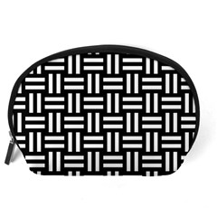 Frets Mosaic Pattern Geometric Accessory Pouch (Large) from ArtsNow.com Back