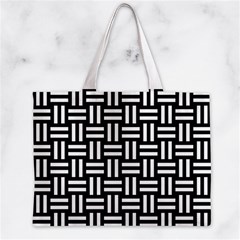 Frets Mosaic Pattern Geometric Zipper Mini Tote Bag from ArtsNow.com Front