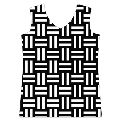 Frets Mosaic Pattern Geometric Women s Basketball Tank Top from ArtsNow.com Front