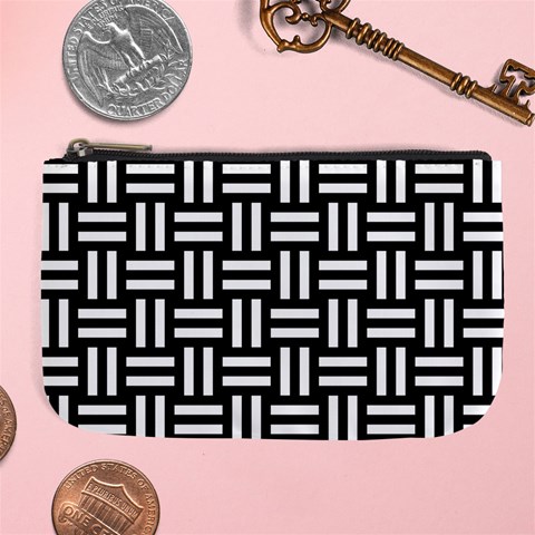 Frets Mosaic Pattern Geometric Large Coin Purse from ArtsNow.com Front