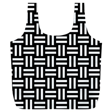 Frets Mosaic Pattern Geometric Full Print Recycle Bag (XXL) from ArtsNow.com Back