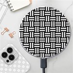 Frets Mosaic Pattern Geometric Wireless Fast Charger(White)