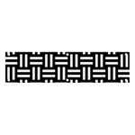 Frets Mosaic Pattern Geometric Banner and Sign 4  x 1 